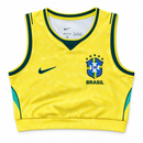Brésil Domicile 2026/27 Femme Crop Top