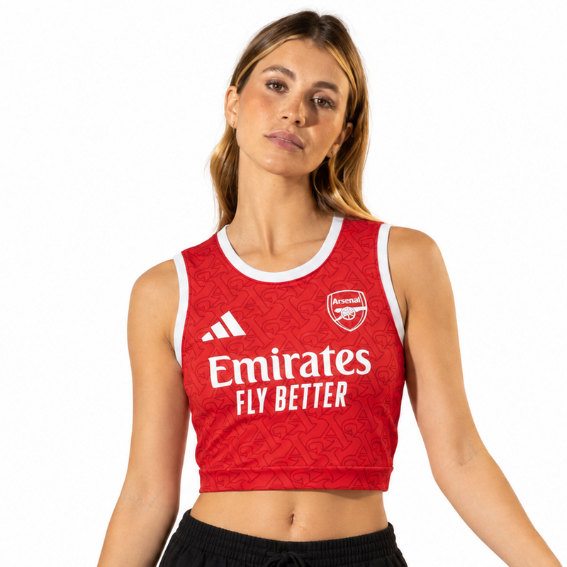 Arsenal Domicile 2025/26 Femme Crop Top